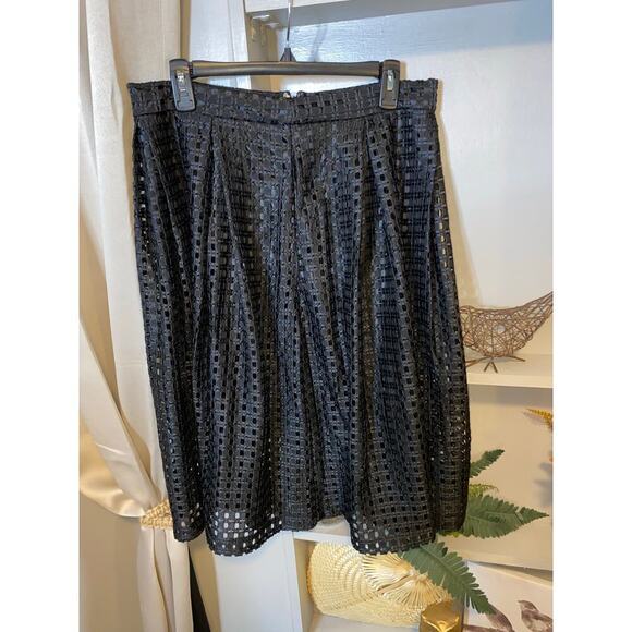 NWT 7th Avenue Design Studio New York & Company size 8 $55 Black Lined Skirt - Picture 5 of 12